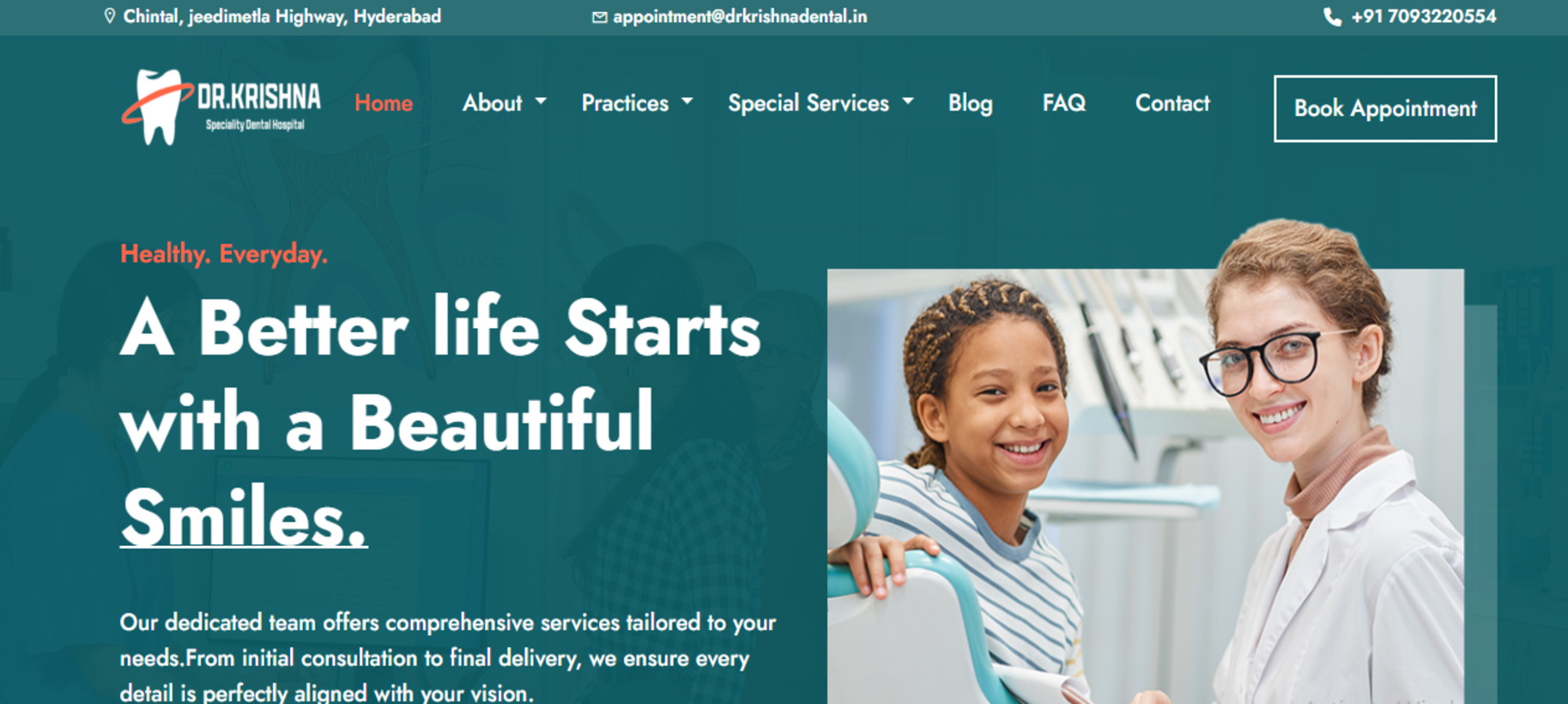 Krishna-Dental-Hospital-Website-Project-Overview-at-BSIT-Software-Services-Web-And-App-Development-Company-In-India