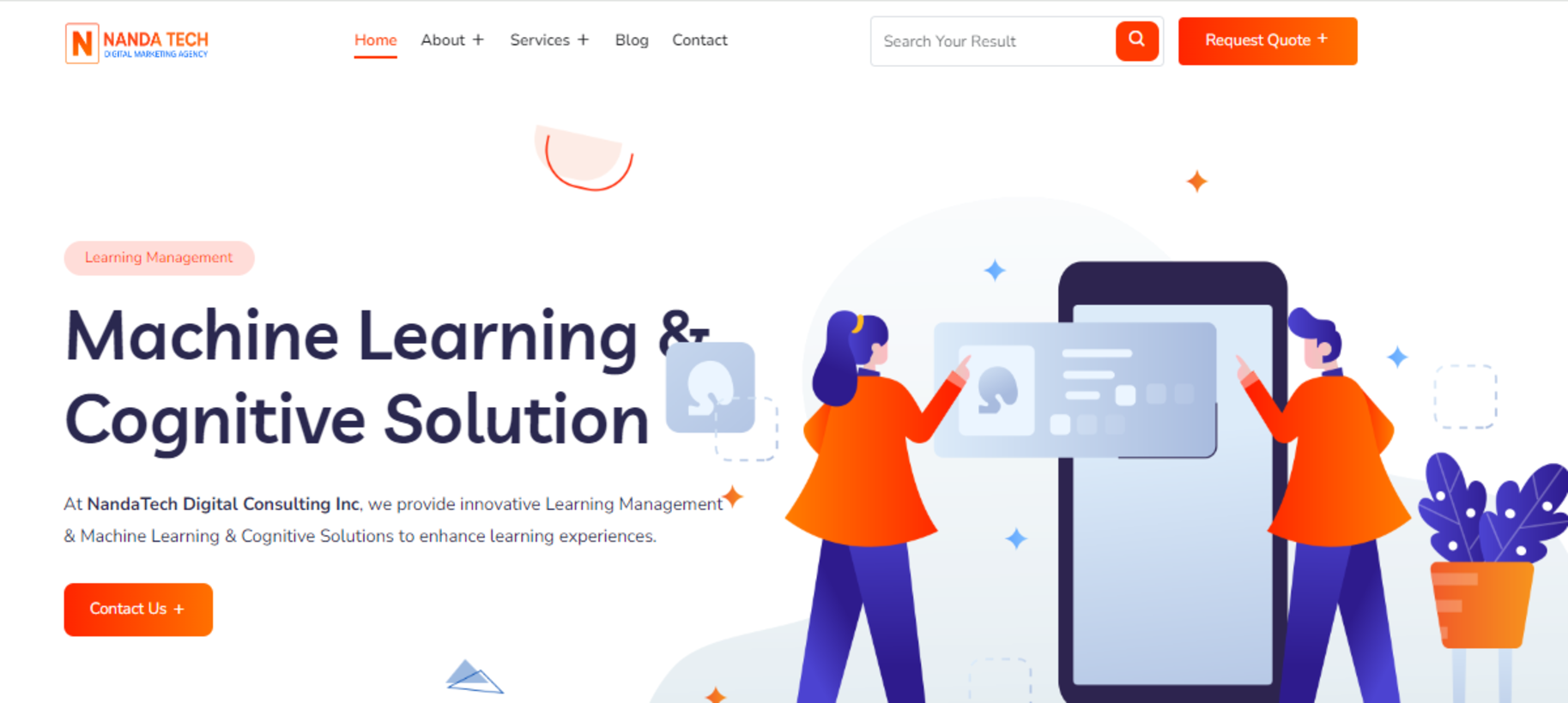 Nanda-Tech-Digital-Marketing-Agency-Website-Overview-at-BSIT-Software-Services-Web-And-App-Development-Company-In-India
